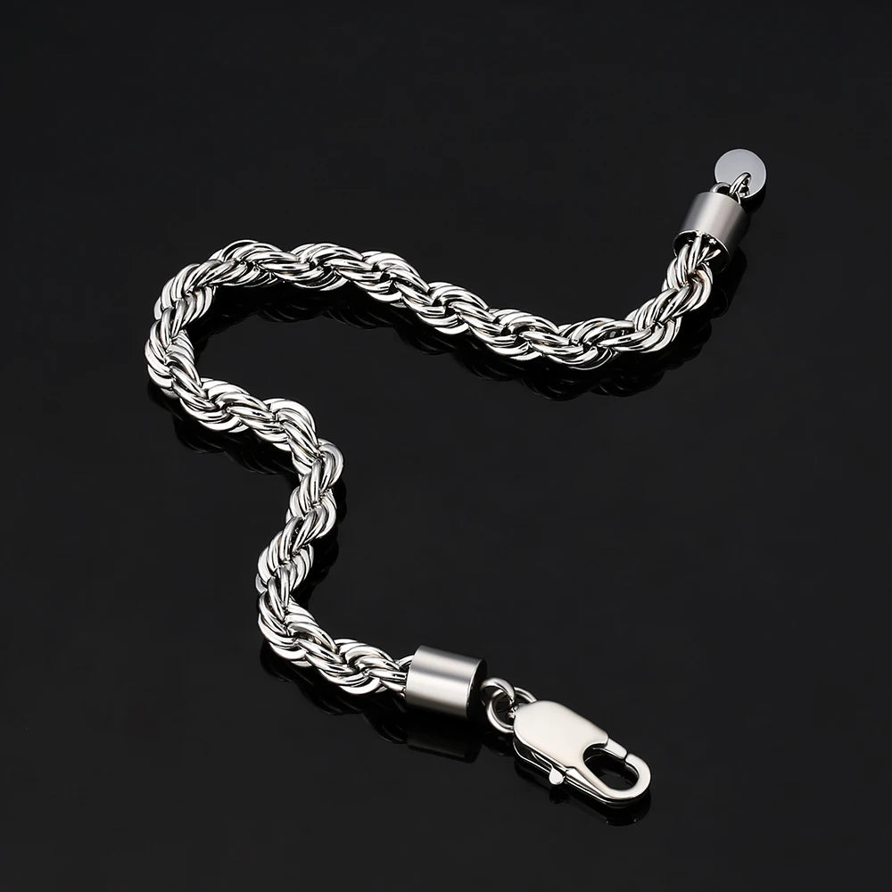 USA Twisted Rope Chain Anti Tarnish Bracelet