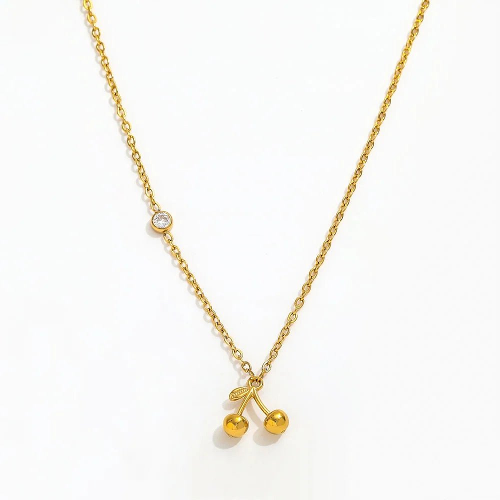 Cherry Pendant Necklace