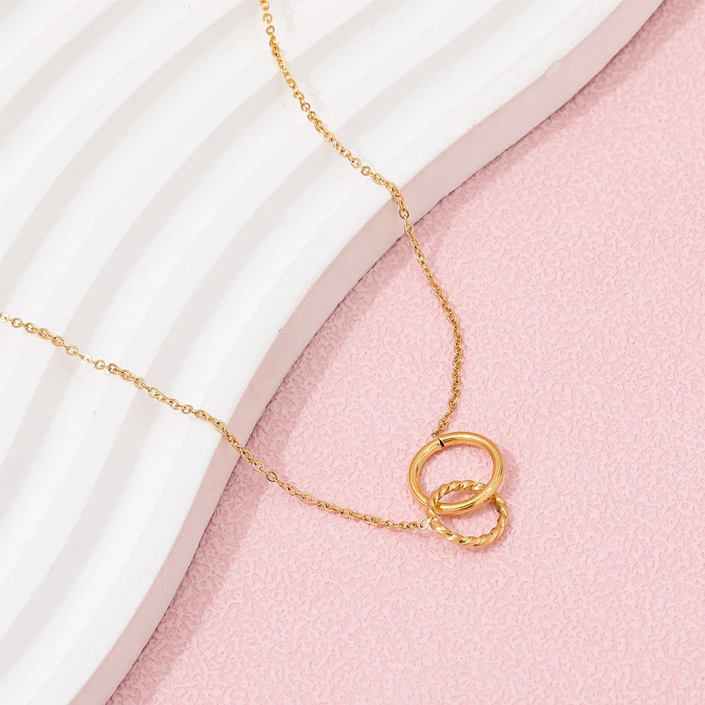 Circle Pendant Necklace