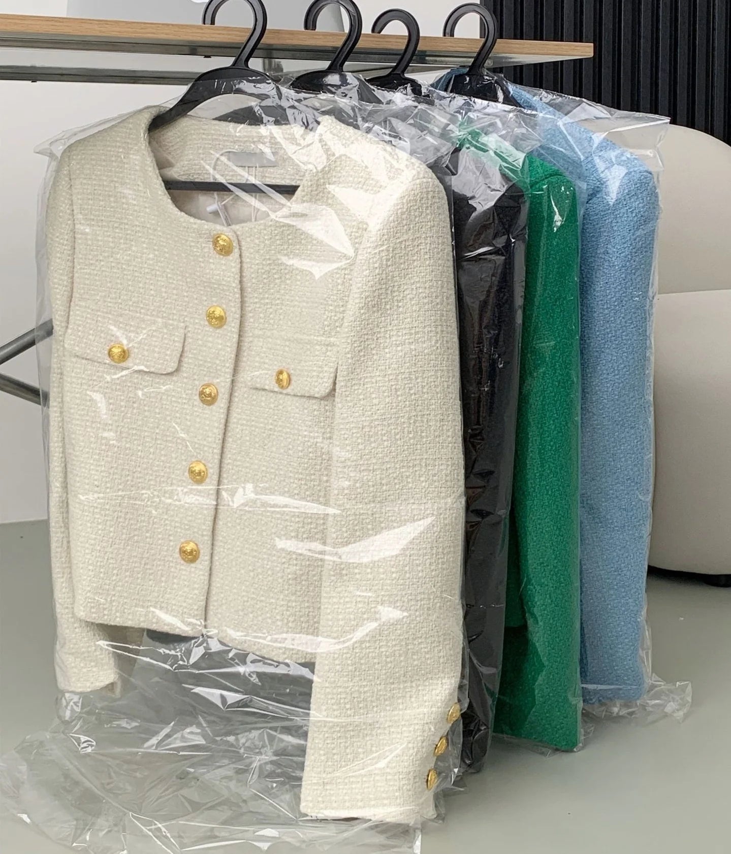 Short Blouse Tweed Jacket Coat