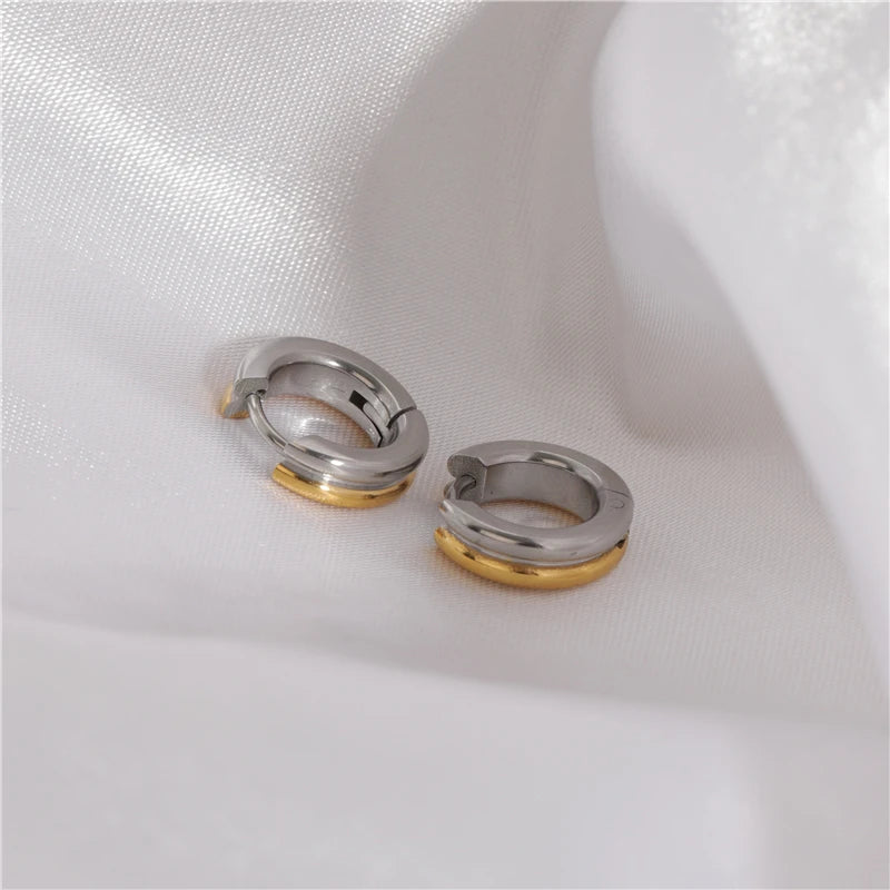 Earrings – Gold & Silver Mix