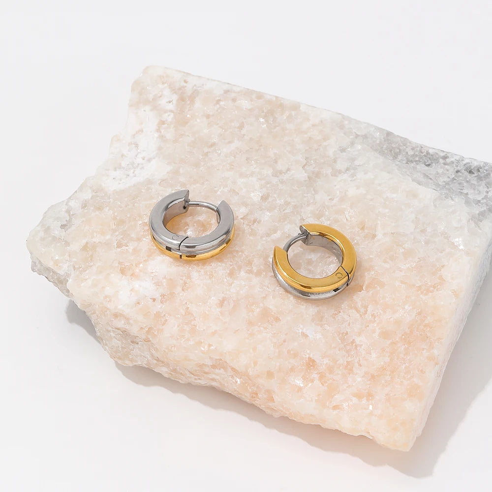 Earrings – Gold & Silver Mix