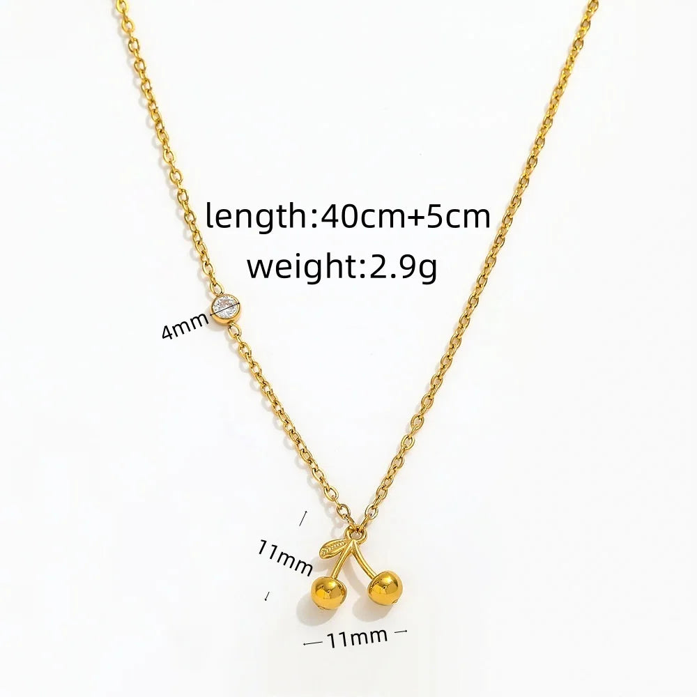 Cherry Pendant Necklace