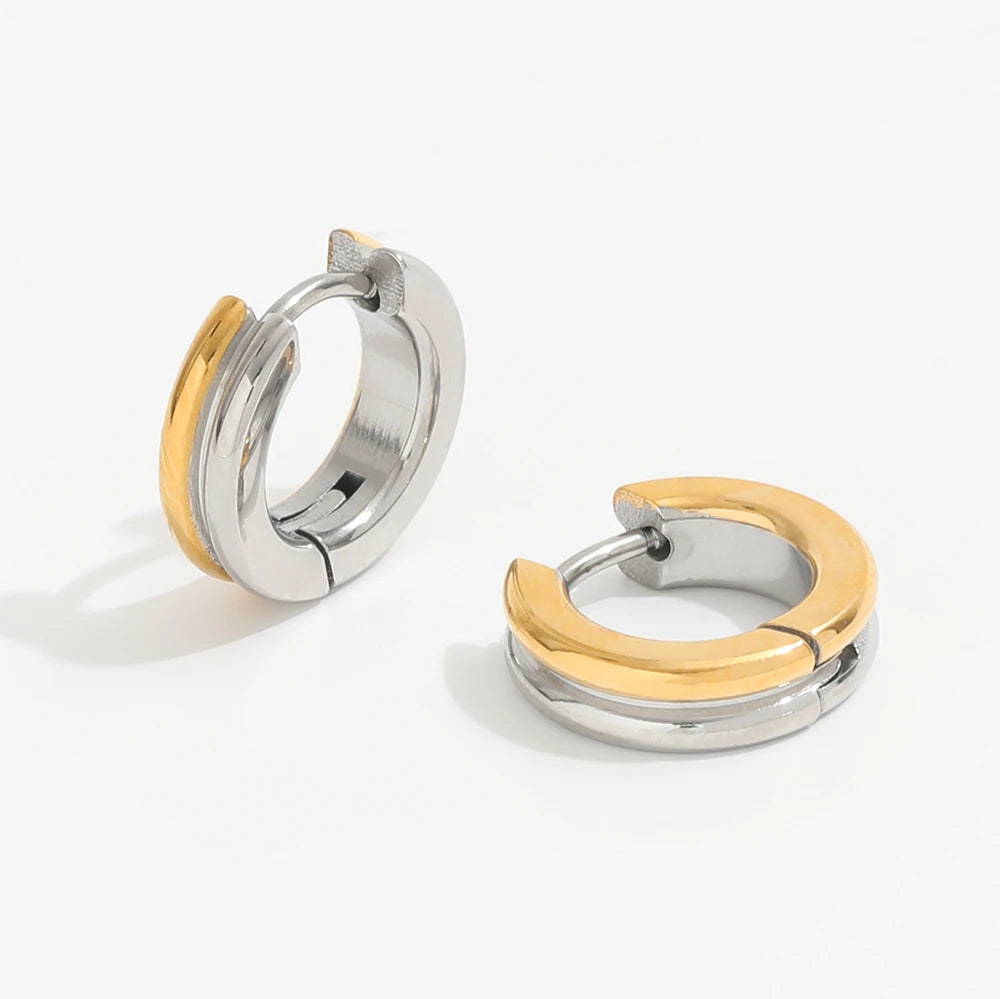 Earrings – Gold & Silver Mix