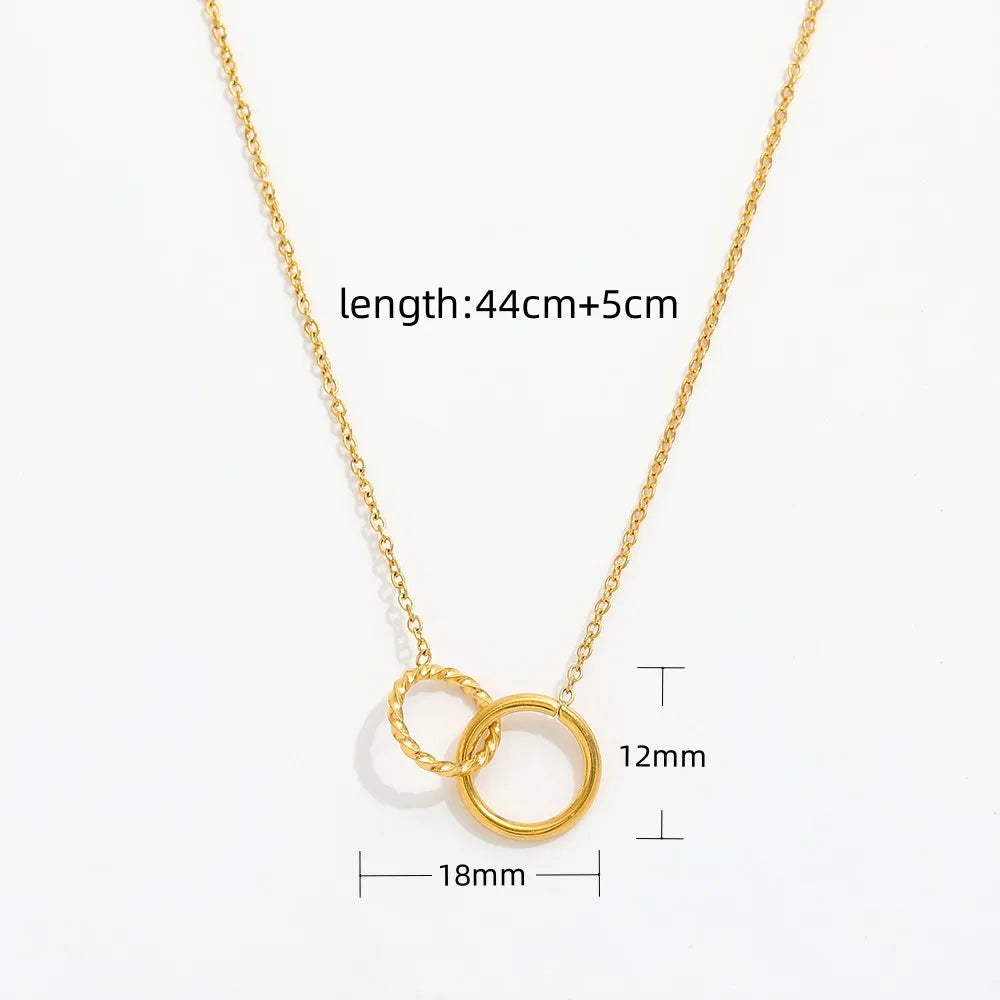 Circle Pendant Necklace