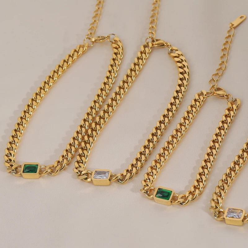 Crystal Pavé Toggle Padlock Bracelet