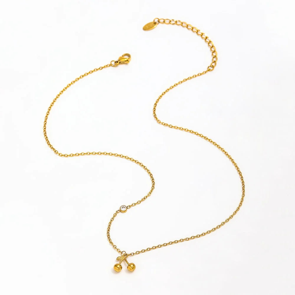 Cherry Pendant Necklace