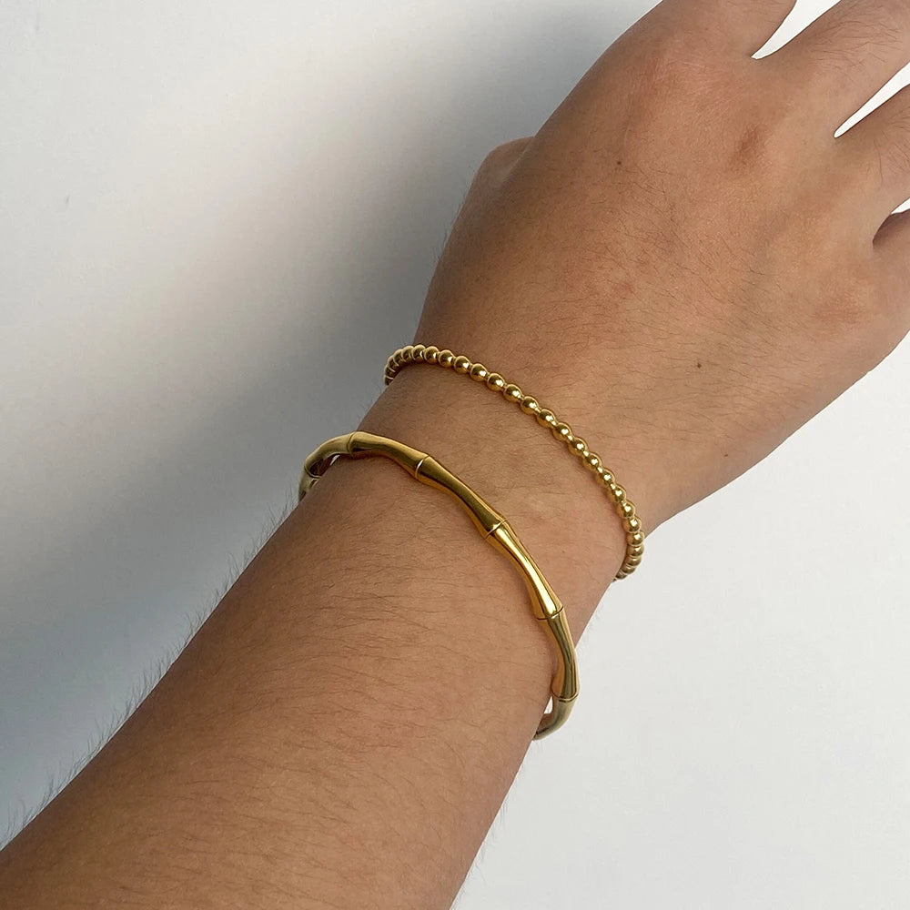 Gold plated bracelet