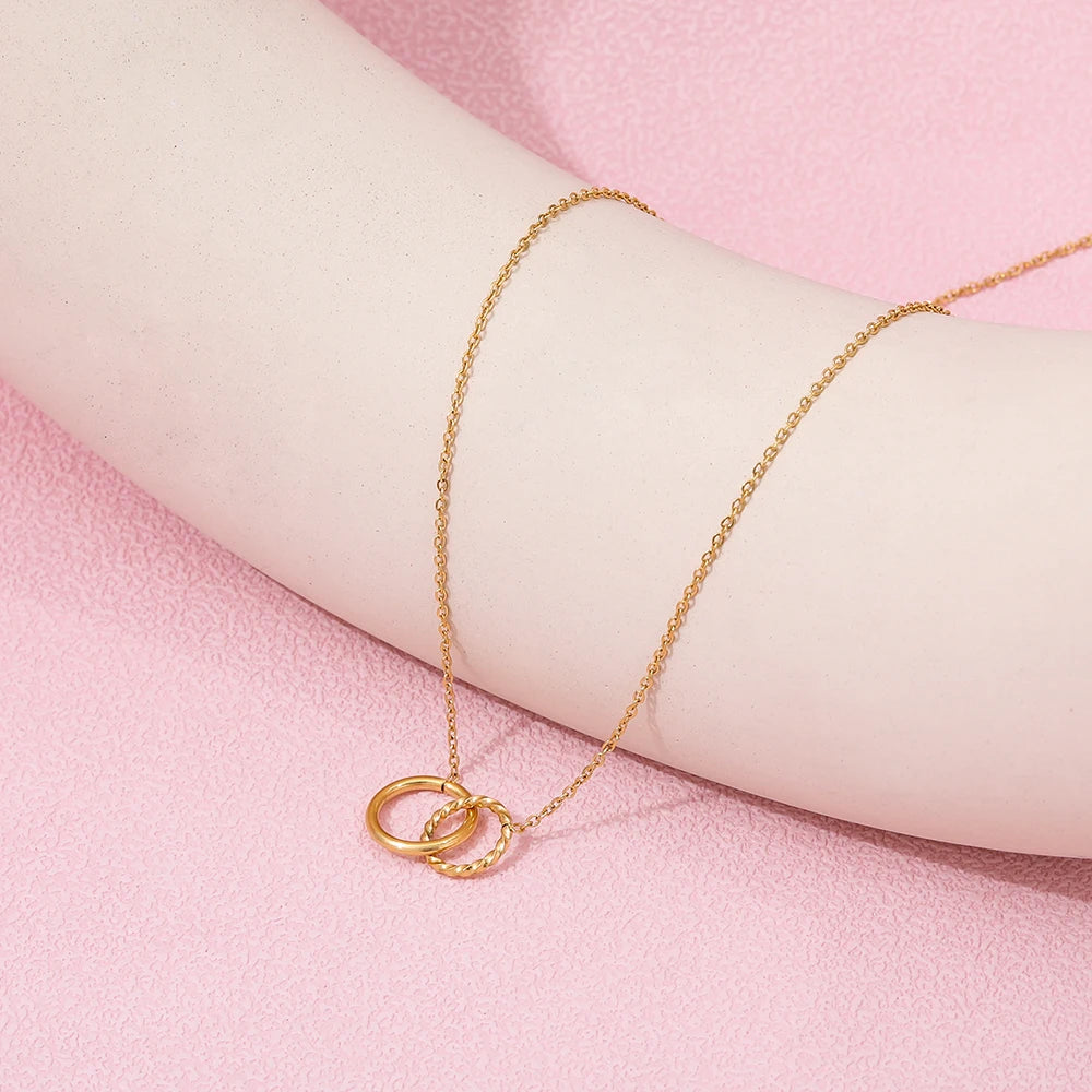 Circle Pendant Necklace
