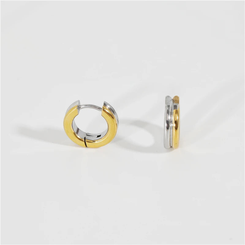 Earrings – Gold & Silver Mix
