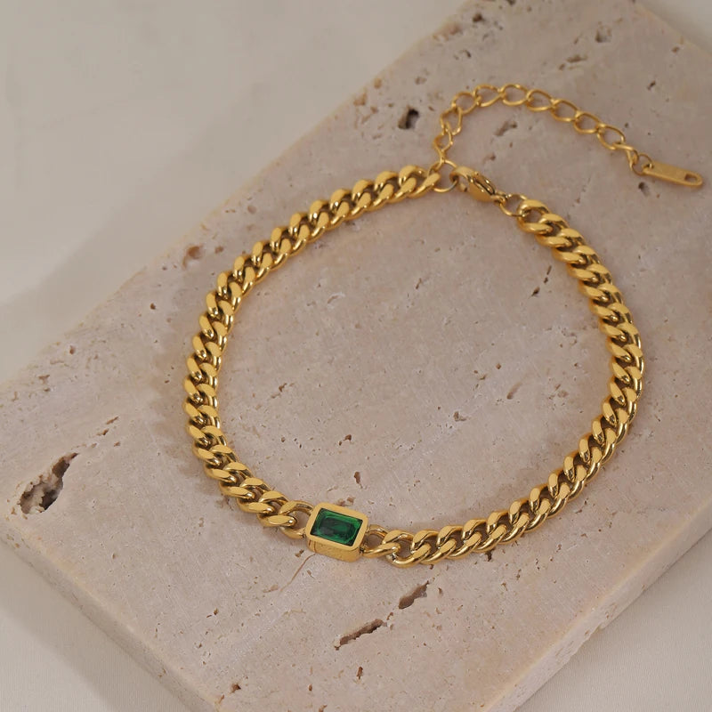 Crystal Pavé Toggle Padlock Bracelet
