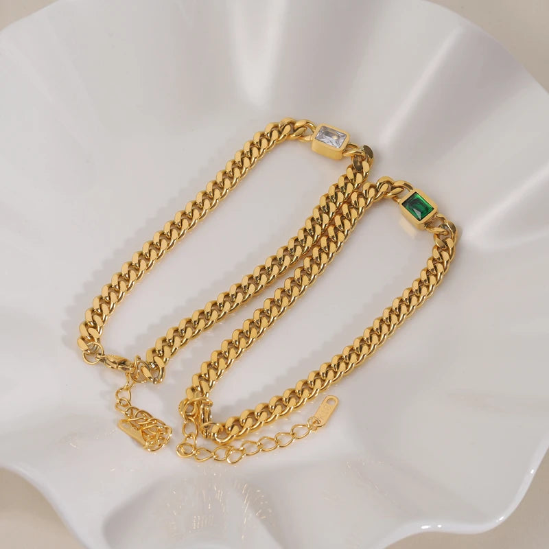 Crystal Pavé Toggle Padlock Bracelet
