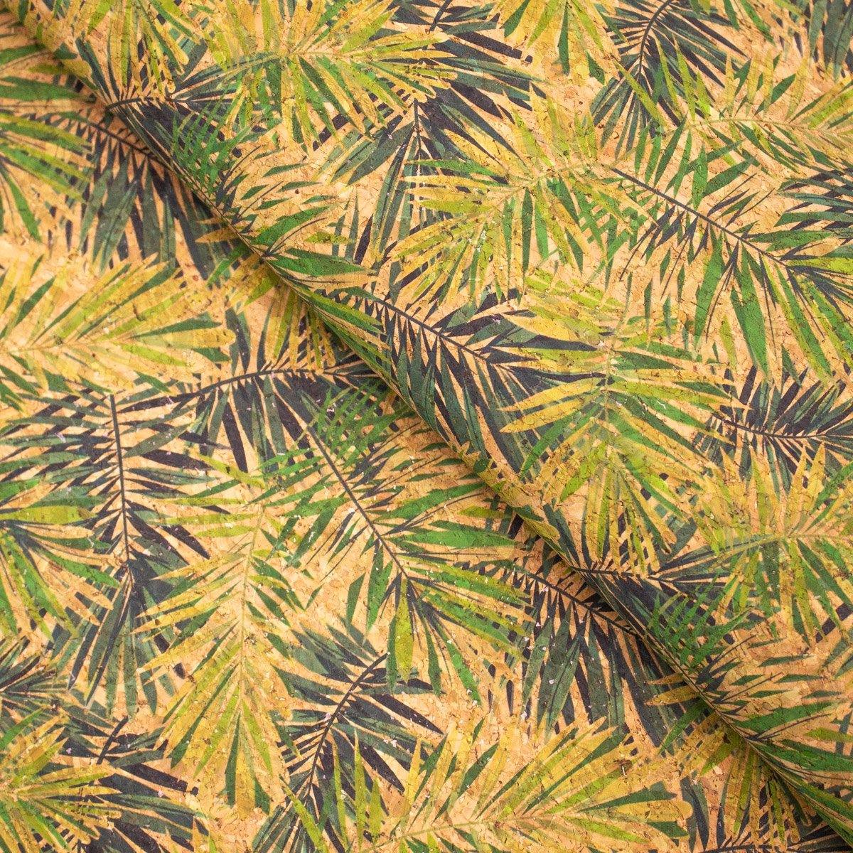 Cork fabric - Bamboo leaves COF-374-4