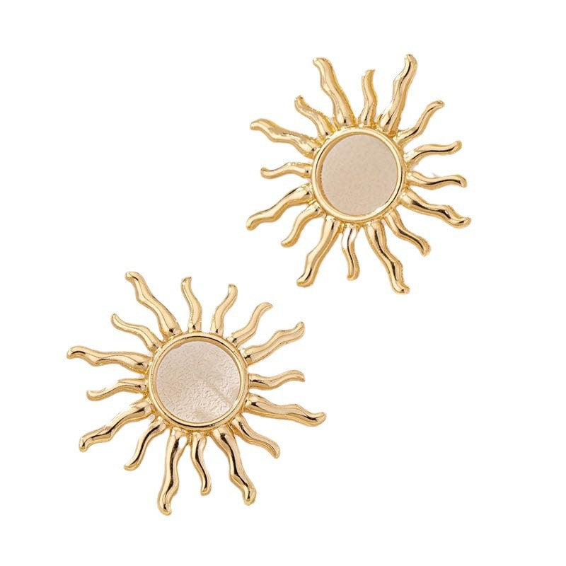 High Profile Retro Fashion SUNFLOWER Earrings For Women