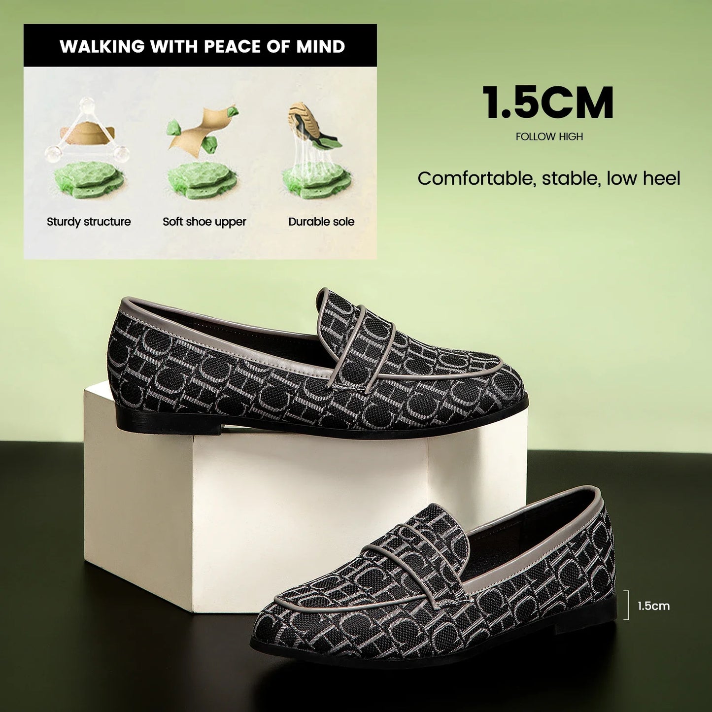 CHCH Women’s Classic Retro Loafers