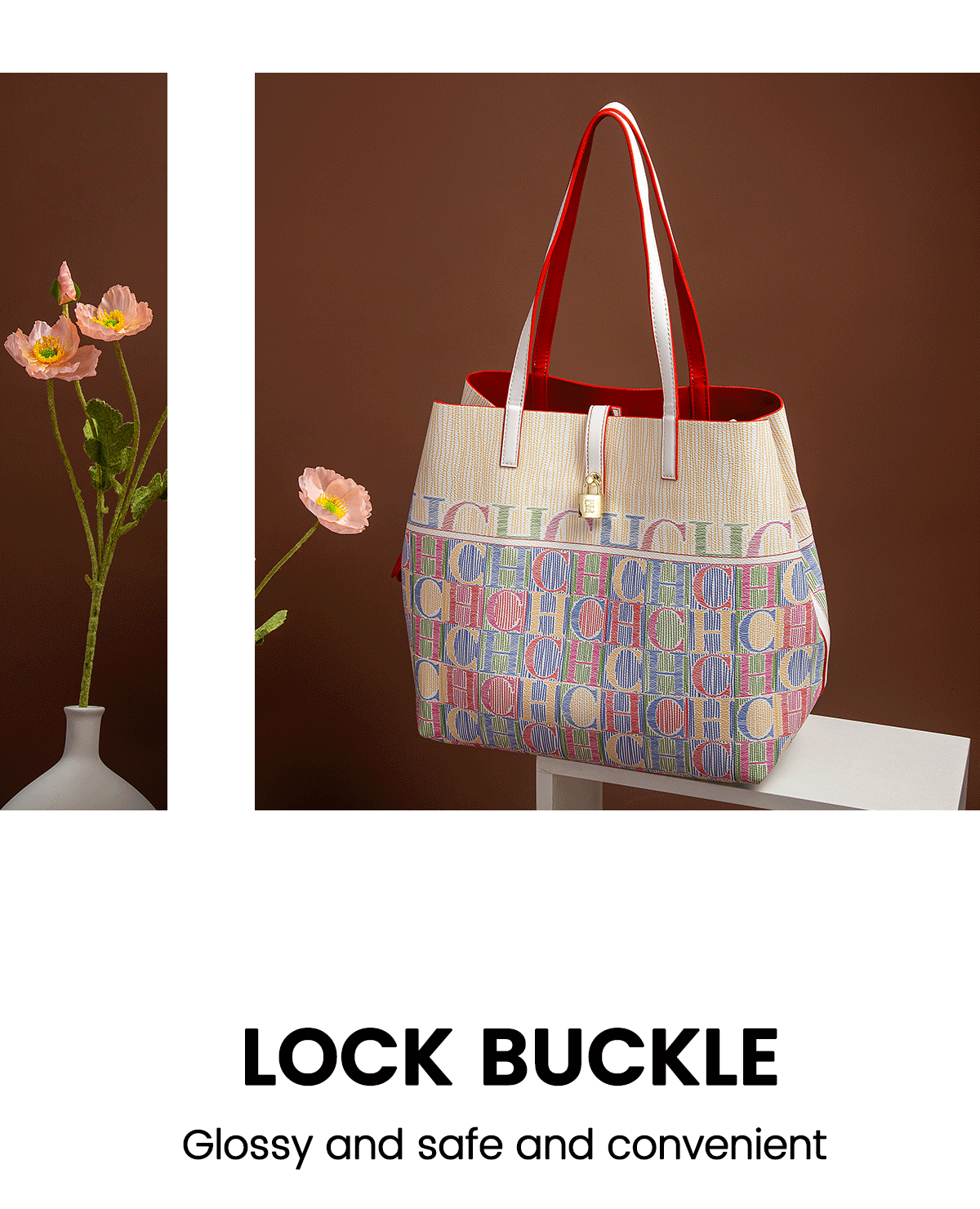 CHCH Women’s Printed Large-Capacity Tote Bag