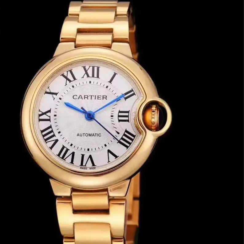 Men And Women Stainless Steel Automatic Watch in 33MM 36MM 42MM Inspired By Cartieres Heritage of Precision