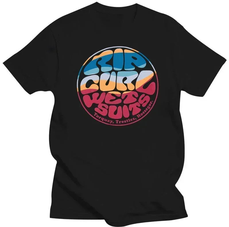 Men's Fashionable Curly Hair Clothing Wetty Land T-Shirt