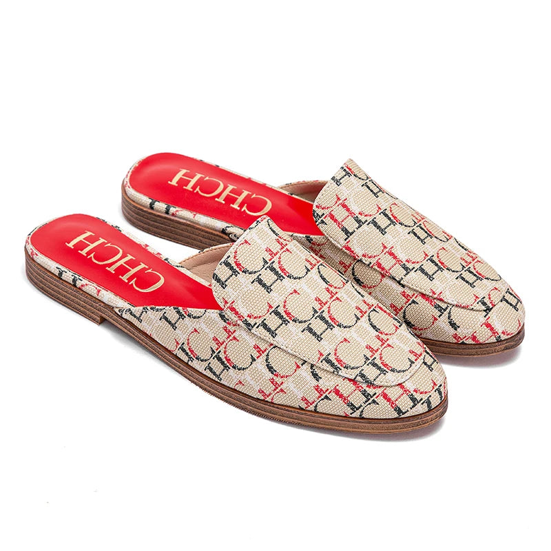 Luxury‑Inspired Pointed Flat Slippers