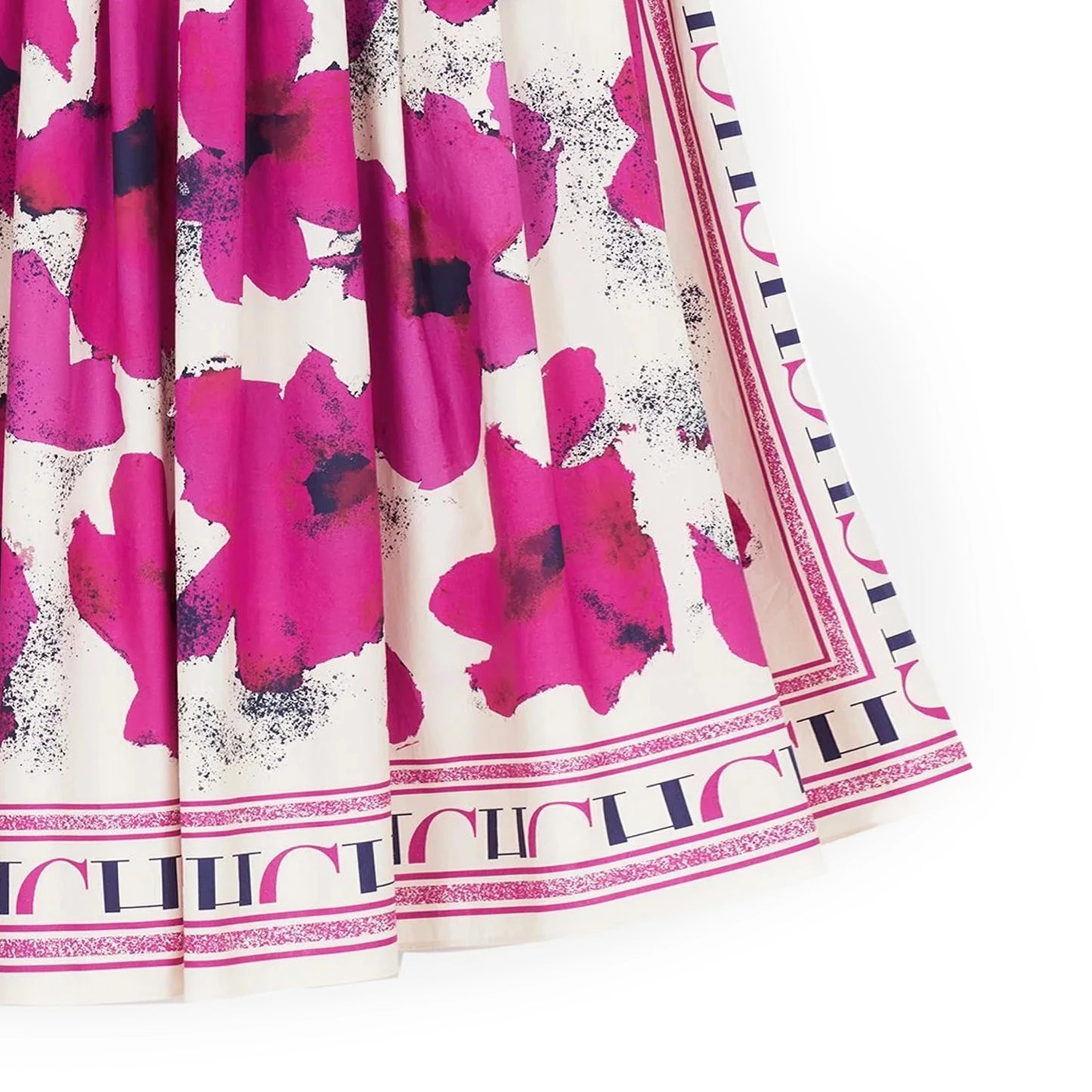 CHCH Women's Long-Sleeved Floral Print Party Dress