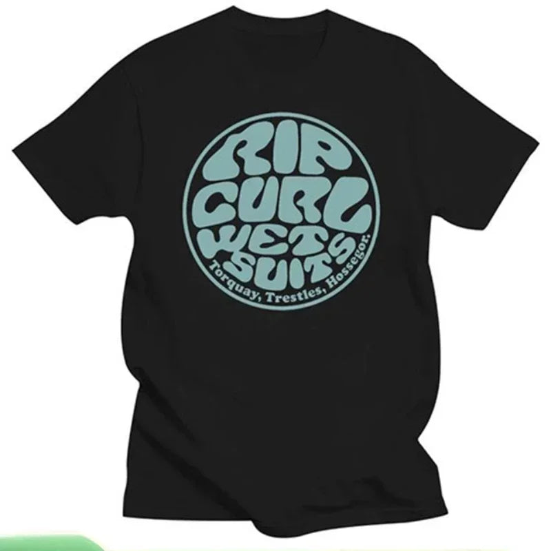 Men's Fashionable Curly Hair Clothing Wetty Land T-Shirt