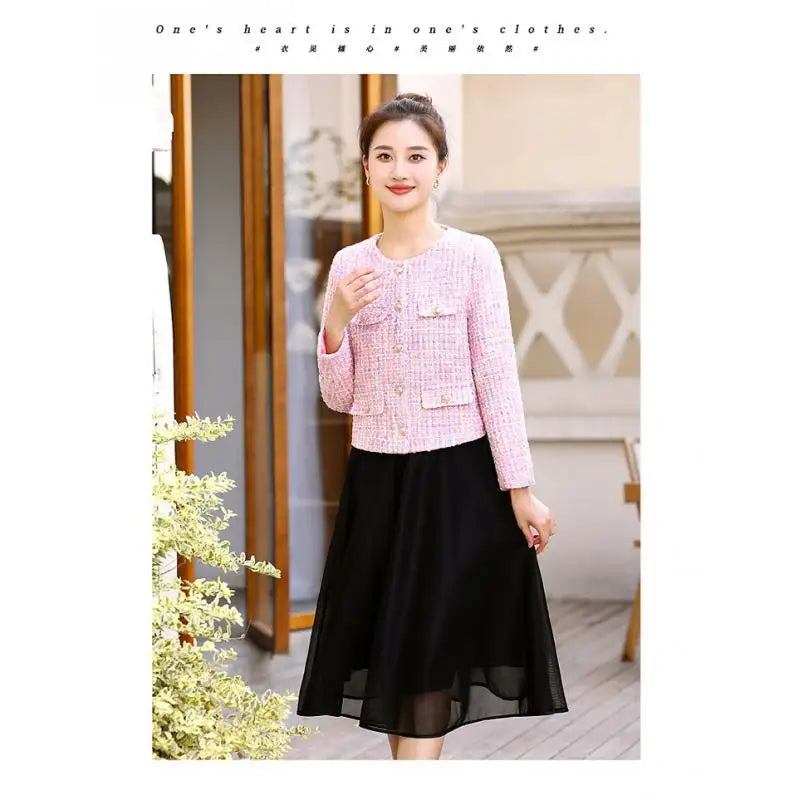 Women Sweet Tweed Jacket