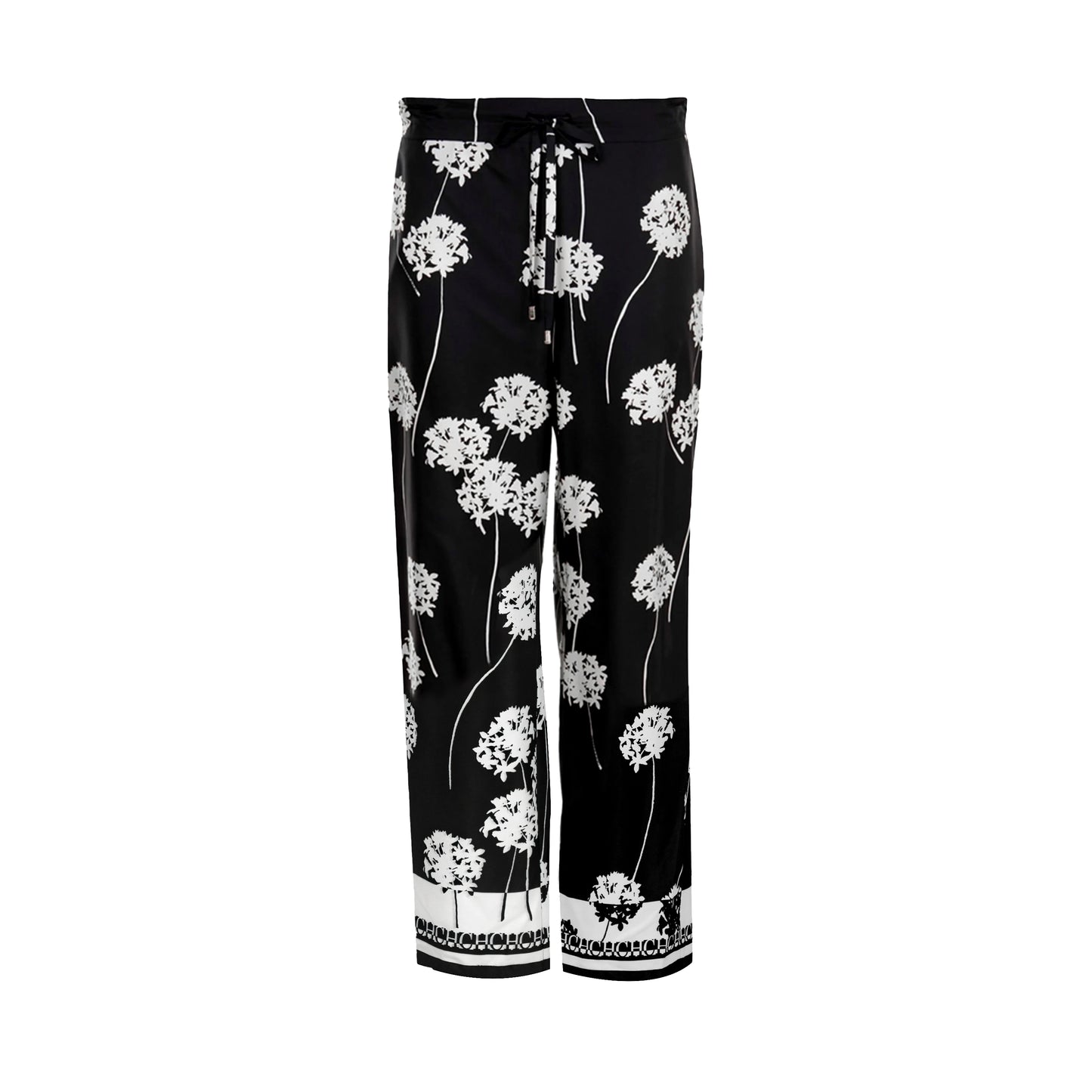 CH Retro‑Inspired Loose V‑Neck Shirt & Wide‑Leg Pants Set