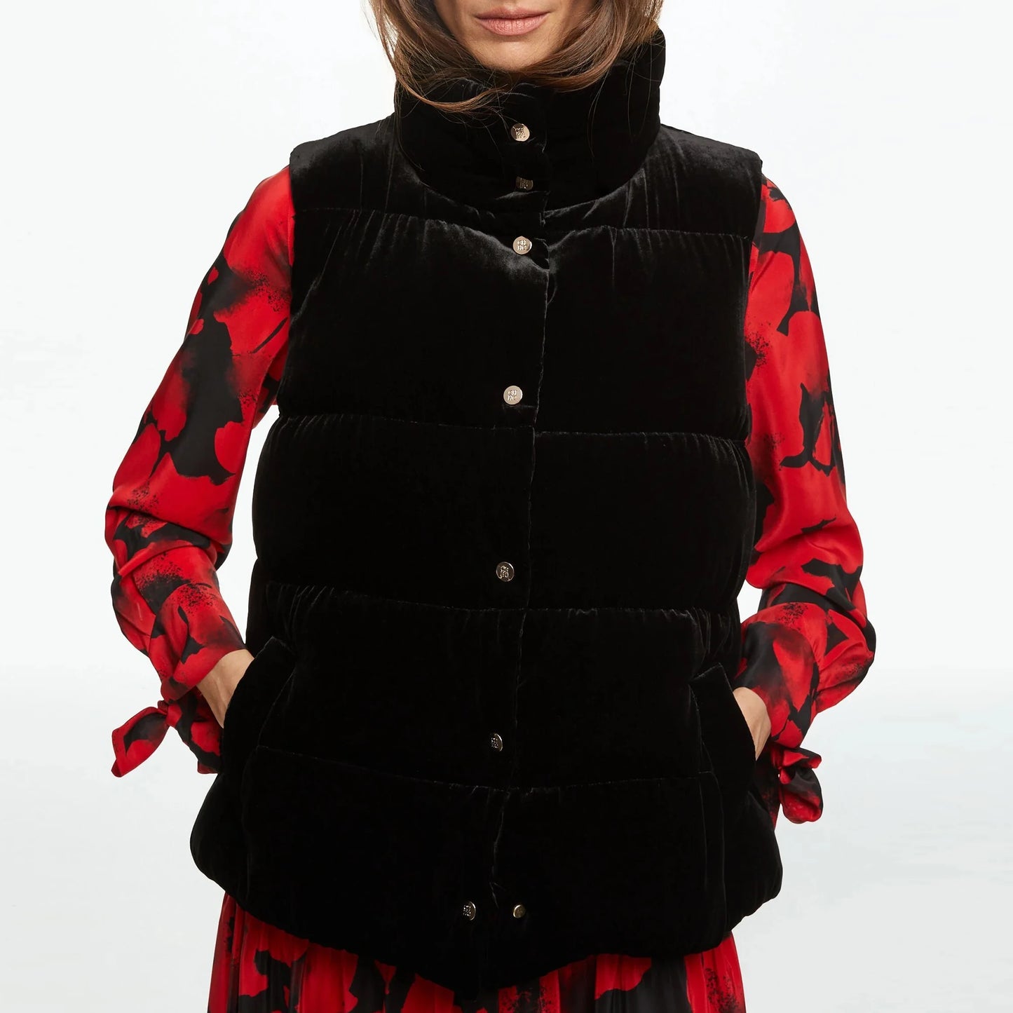 CHCH Women’s Cotton-Padded Stand-Collar Vest