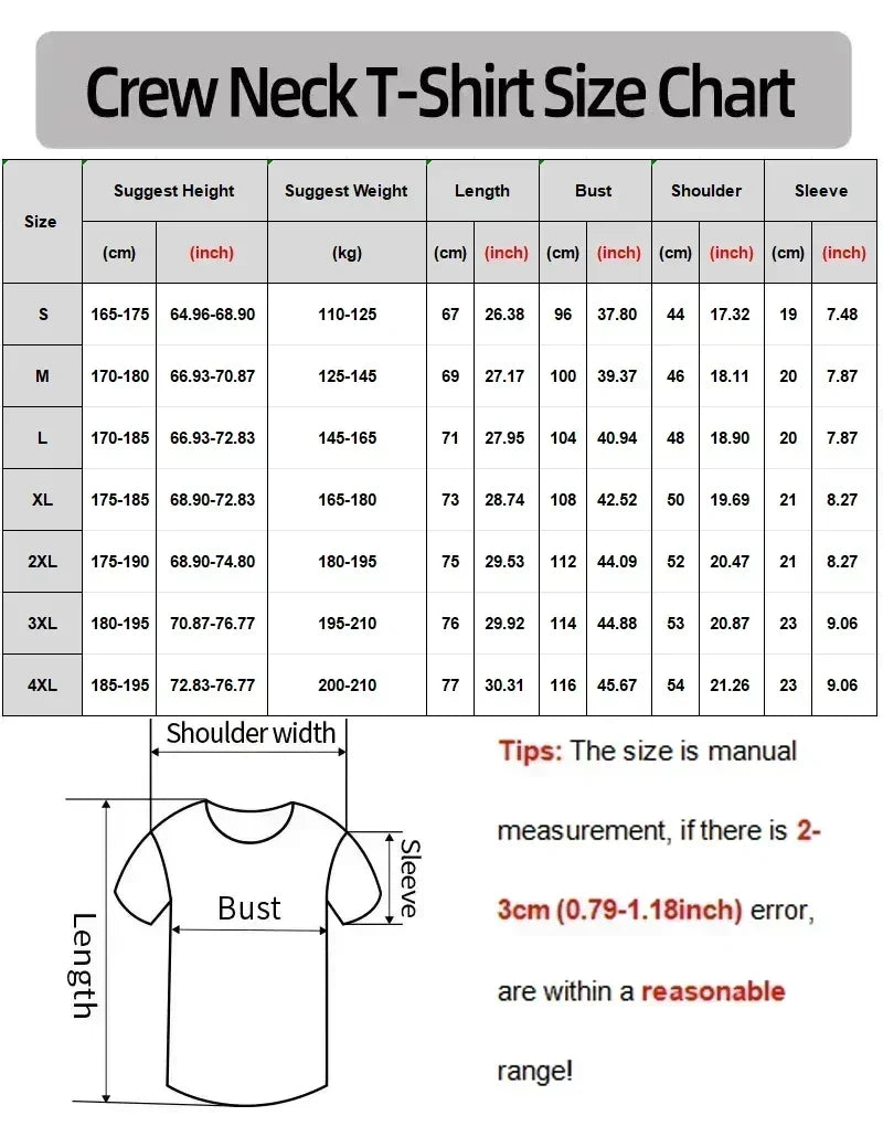 T-Shirt 2025 Classic Cotton  Men and Women