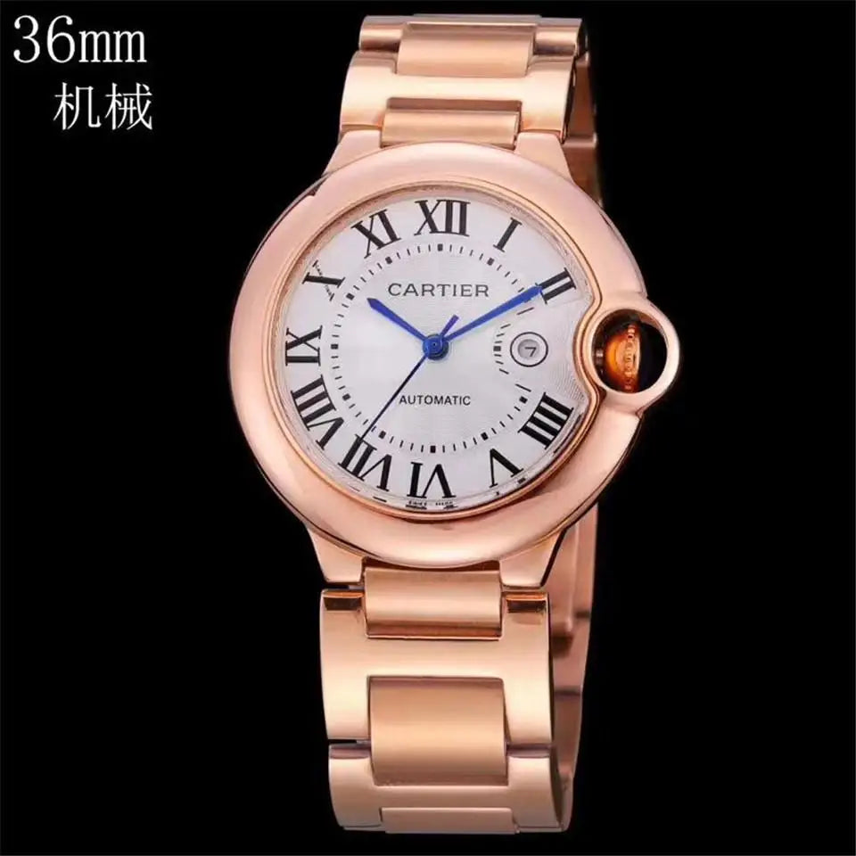 Men And Women Stainless Steel Automatic Watch in 33MM 36MM 42MM Inspired By Cartieres Heritage of Precision