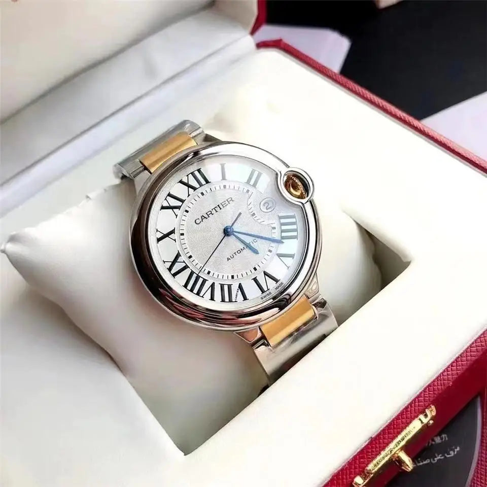 Men And Women Stainless Steel Automatic Watch in 33MM 36MM 42MM Inspired By Cartieres Heritage of Precision