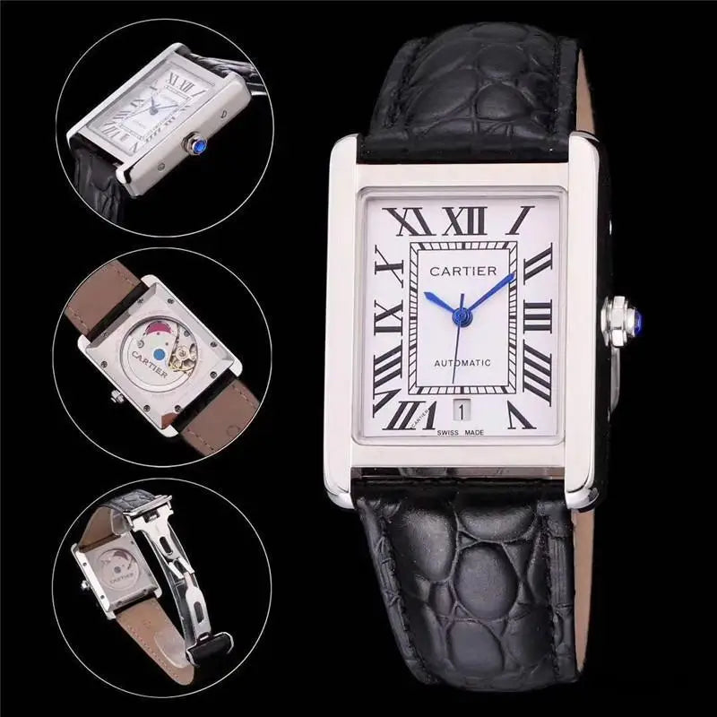 Men And Women Stainless Steel Automatic Watch in 33MM 36MM 42MM Inspired By Cartieres Heritage of Precision