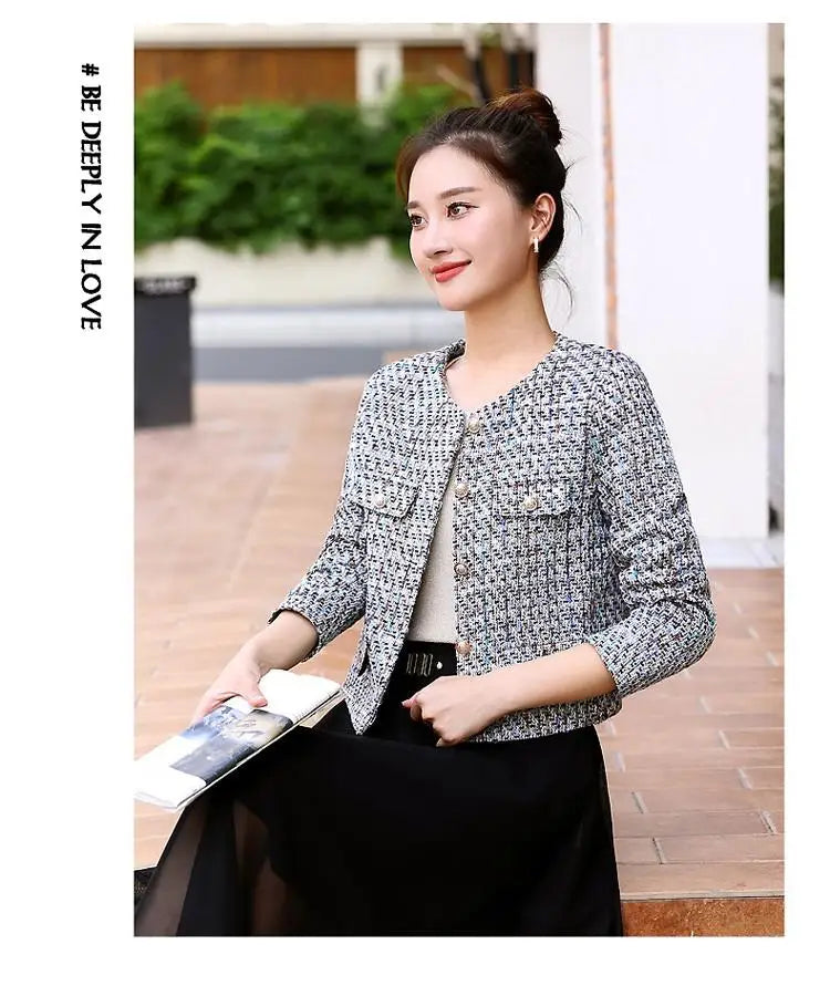 Women Sweet Tweed Jacket