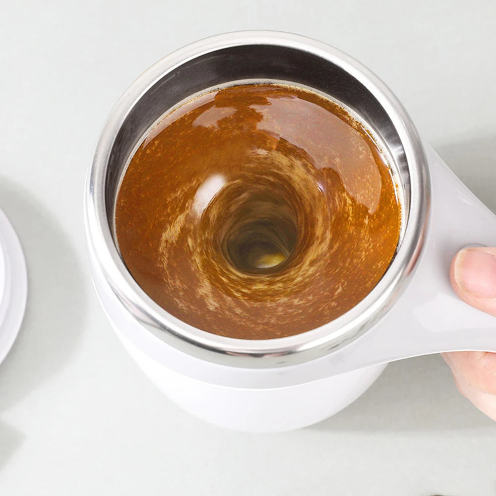 Automatic Self-Stirring Stainless Steel Mug