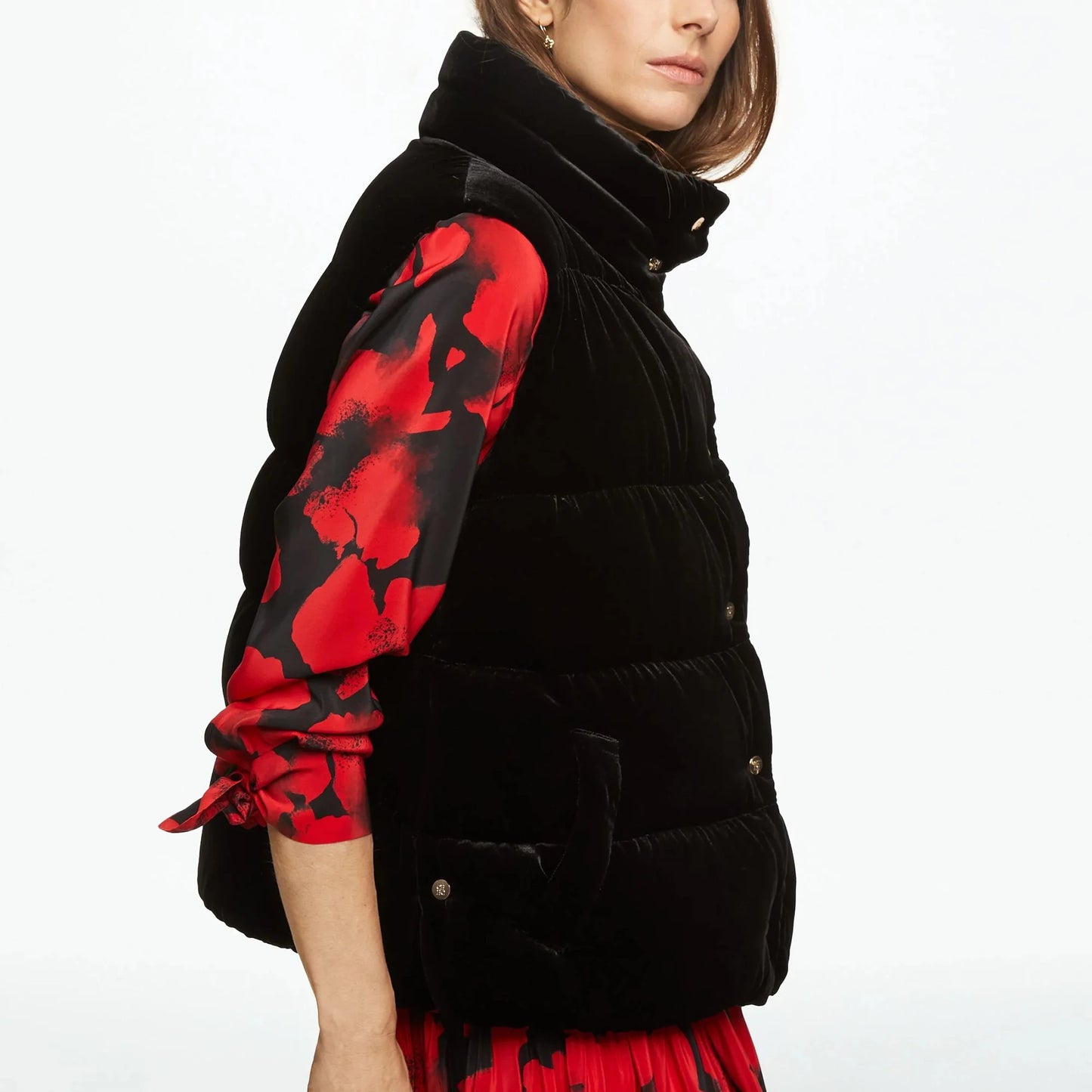 CHCH Women’s Cotton-Padded Stand-Collar Vest