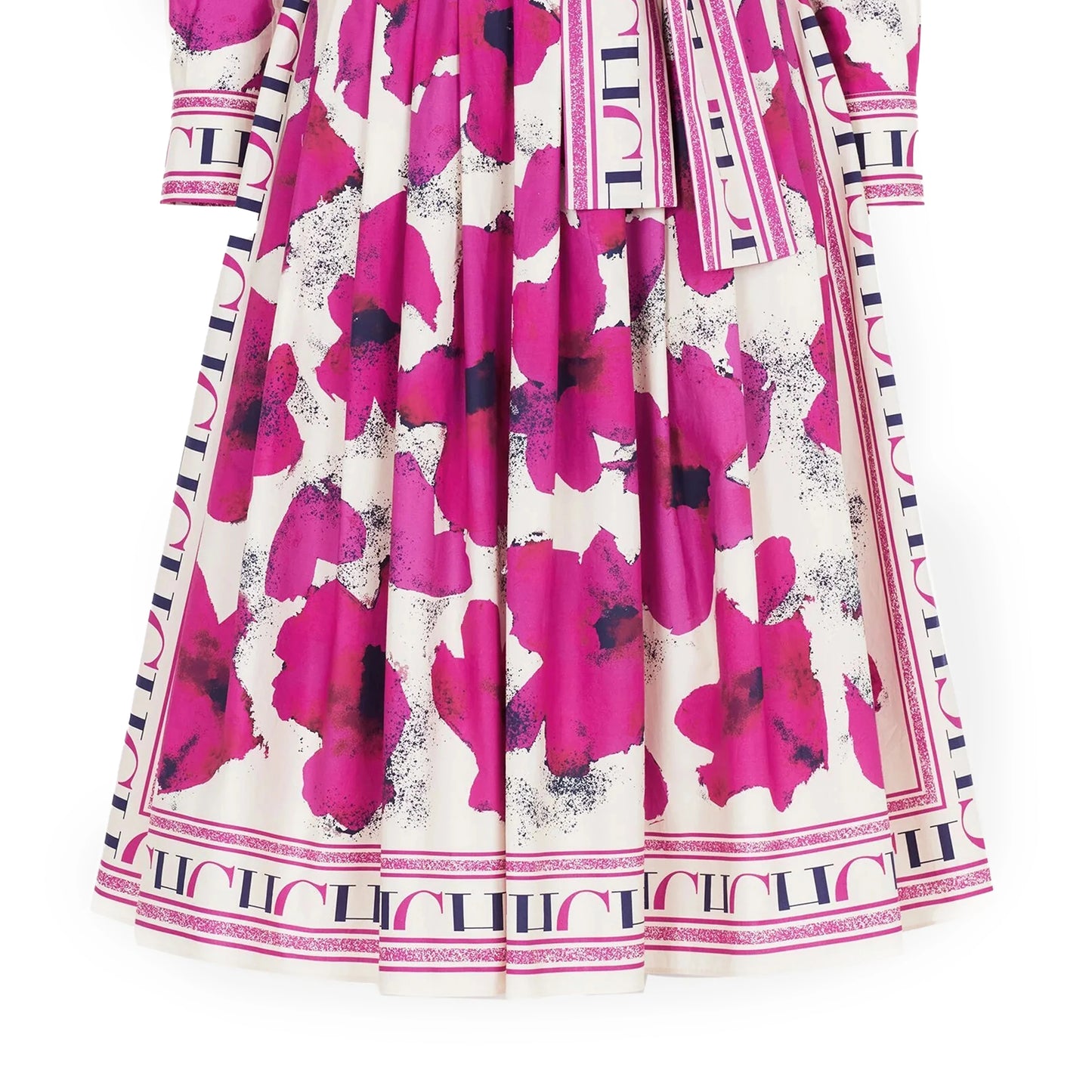 CHCH Women's Long-Sleeved Floral Print Party Dress