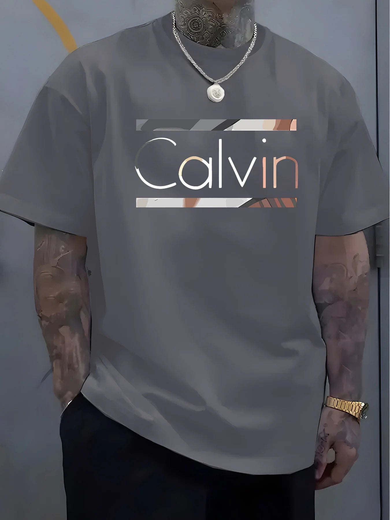 Men's Summer 100% Pure Cotton T-shirt