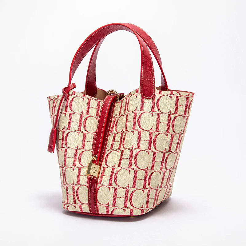 CH Retro-Style Large Vegetable Basket Bag