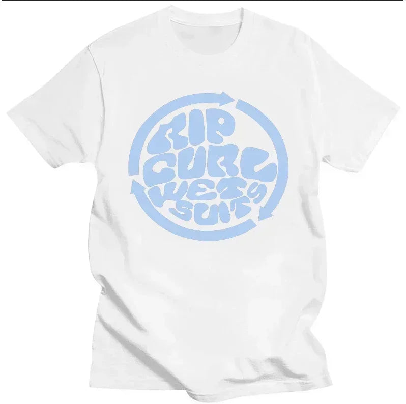 Men's Fashionable Curly Hair Clothing Wetty Land T-Shirt