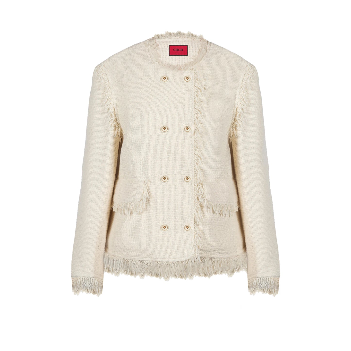 CHCH Women’s Short Beige Commuter Coat