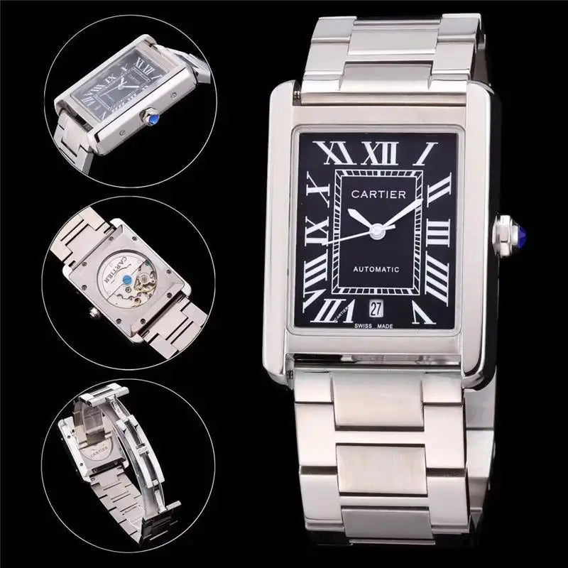 Men And Women Stainless Steel Automatic Watch in 33MM 36MM 42MM Inspired By Cartieres Heritage of Precision