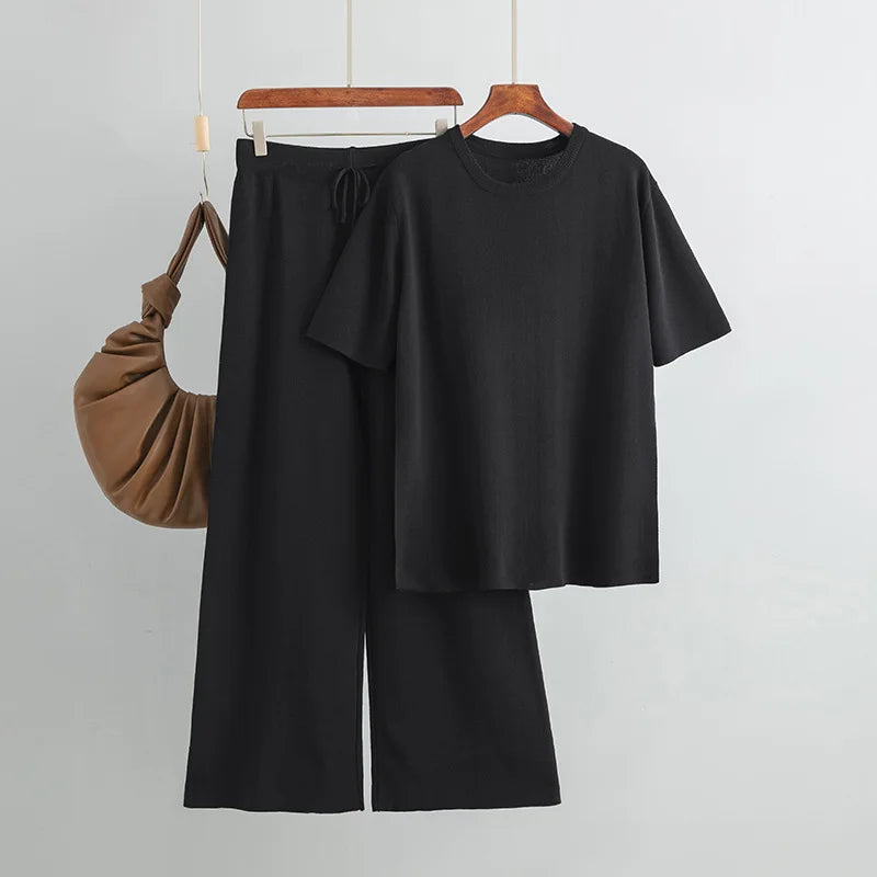 Pants and blouse set