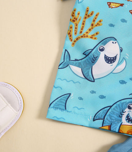 Children's Summer Vacation Style Boys Suit