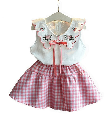 Kids Baby Girls Clothing Sets Summer TShirtsskirt Clothes