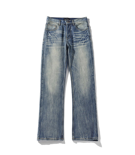 Plus Size Lightning Pattern Skinny Jeans
