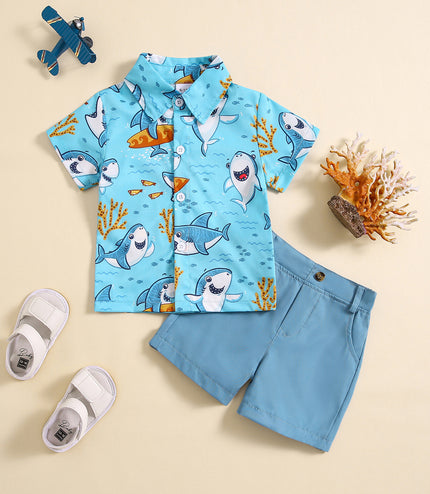 Children's Summer Vacation Style Boys Suit