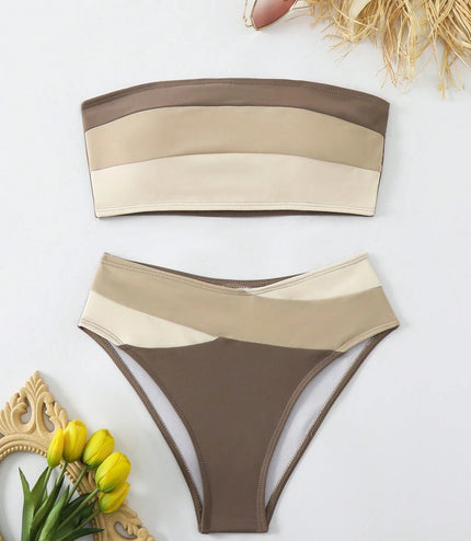 Women's Two-piece Casual Swimsuit P269 Decor