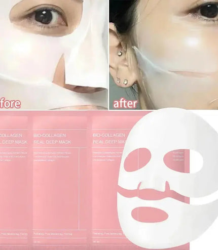 Bio-Collagen Face Mask – Deep Moisturizing &amp; Overnight Skin Renewal