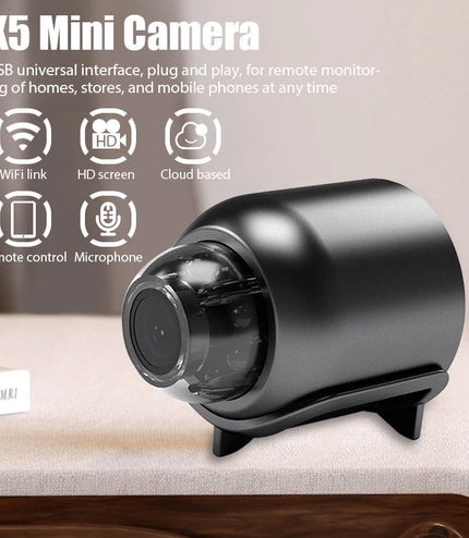HD 1080P Mini Camera Wireless WiFi Baby Monitor Indoor Safety Security Surveillance Night Vision Camera IP Camera Recorder