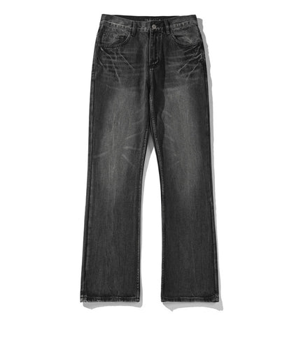 Plus Size Lightning Pattern Skinny Jeans